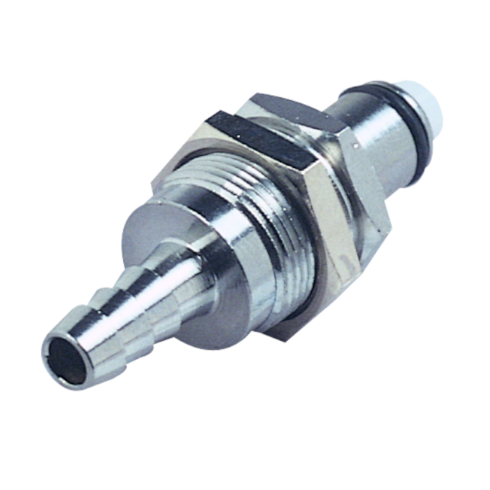 Schnellverschlussstecker mit Absperrung
