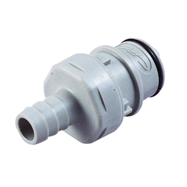 Schnellverschlussstecker mit Absperrung