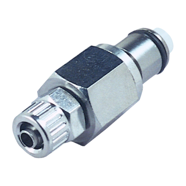 Schnellverschlussstecker mit Absperrung