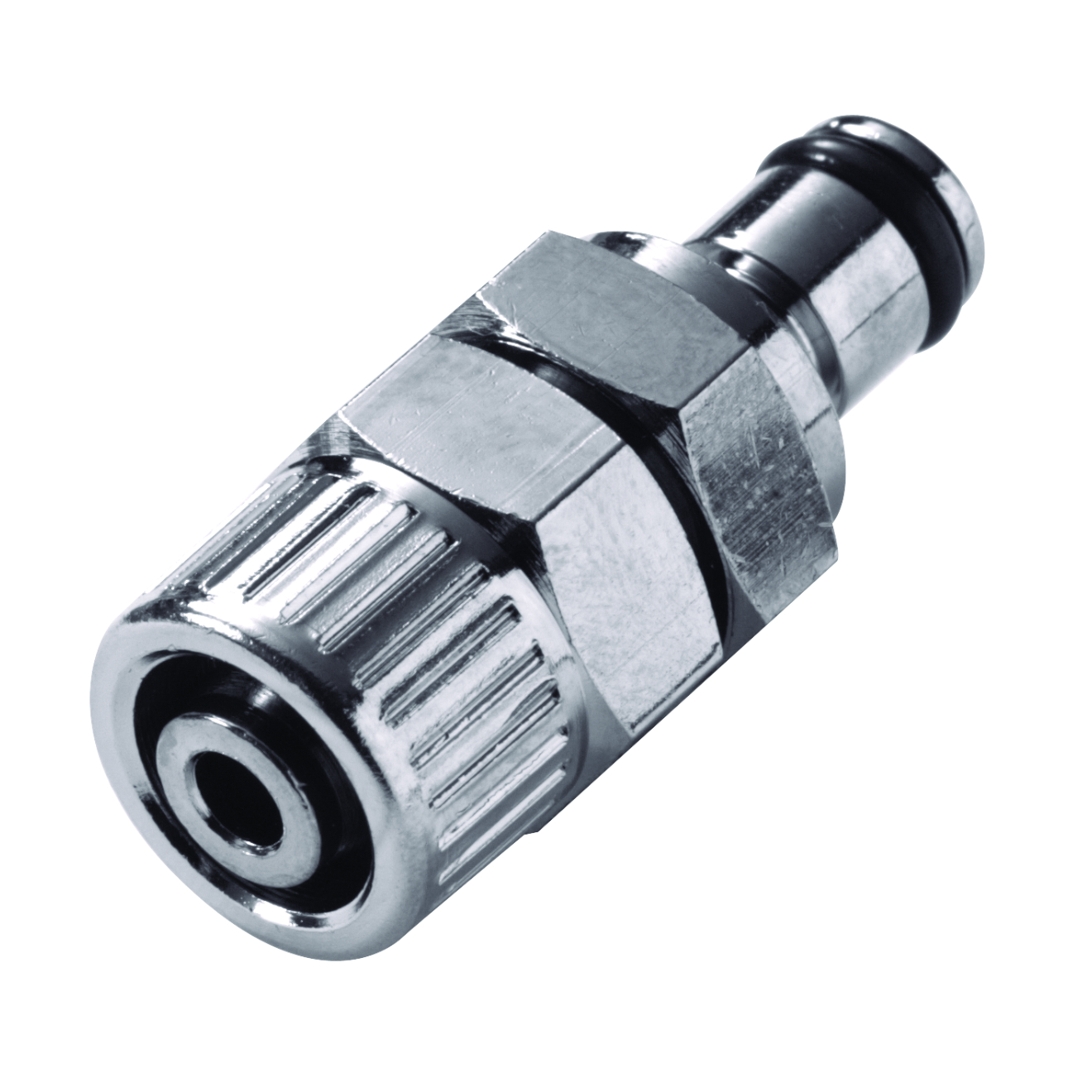 Schnellverschlussstecker mit Absperrung