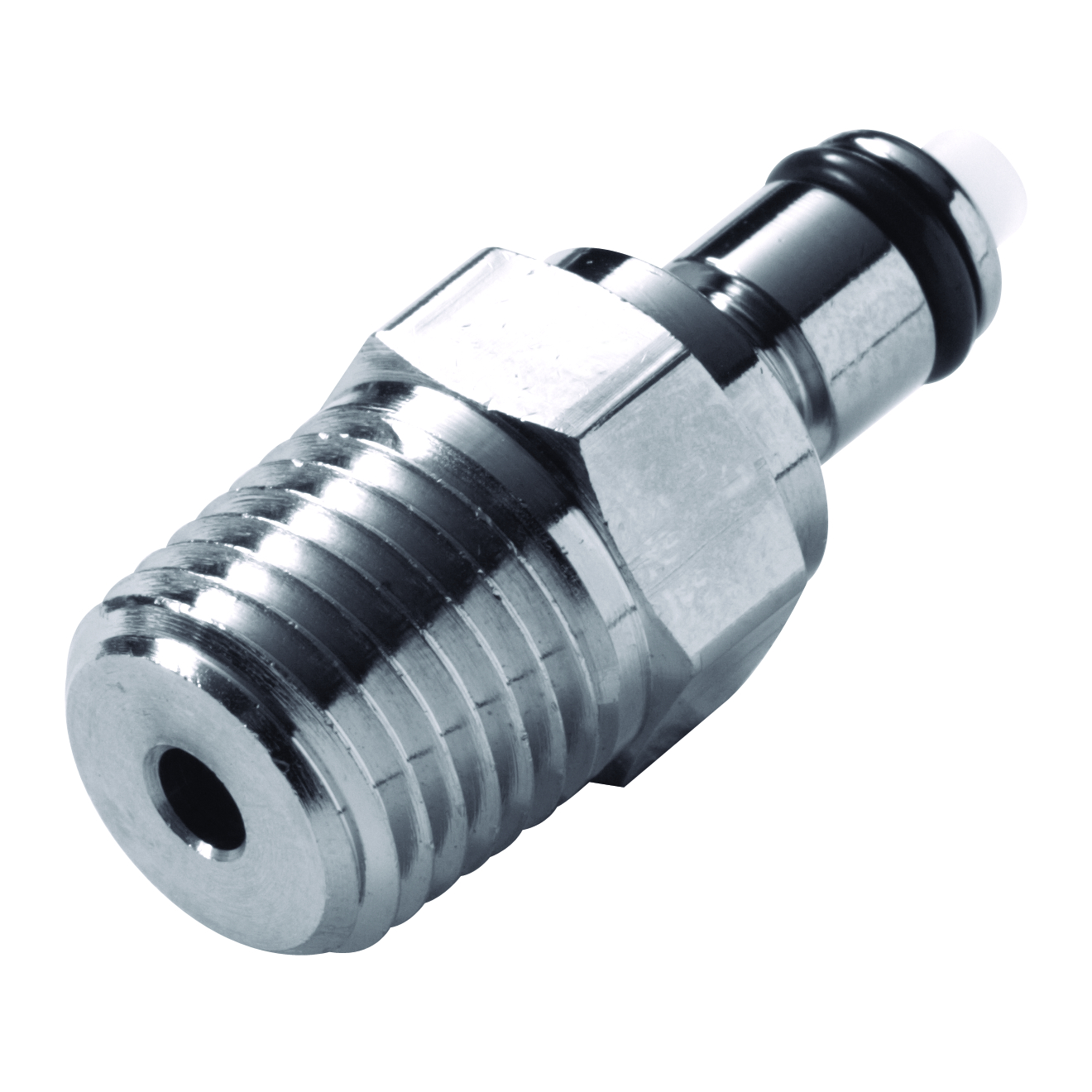 Schnellverschlussstecker mit Absperrung