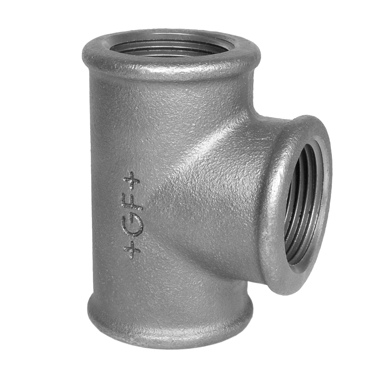 Temperguss T- Stück 1 1/2“ IG Verzinkt