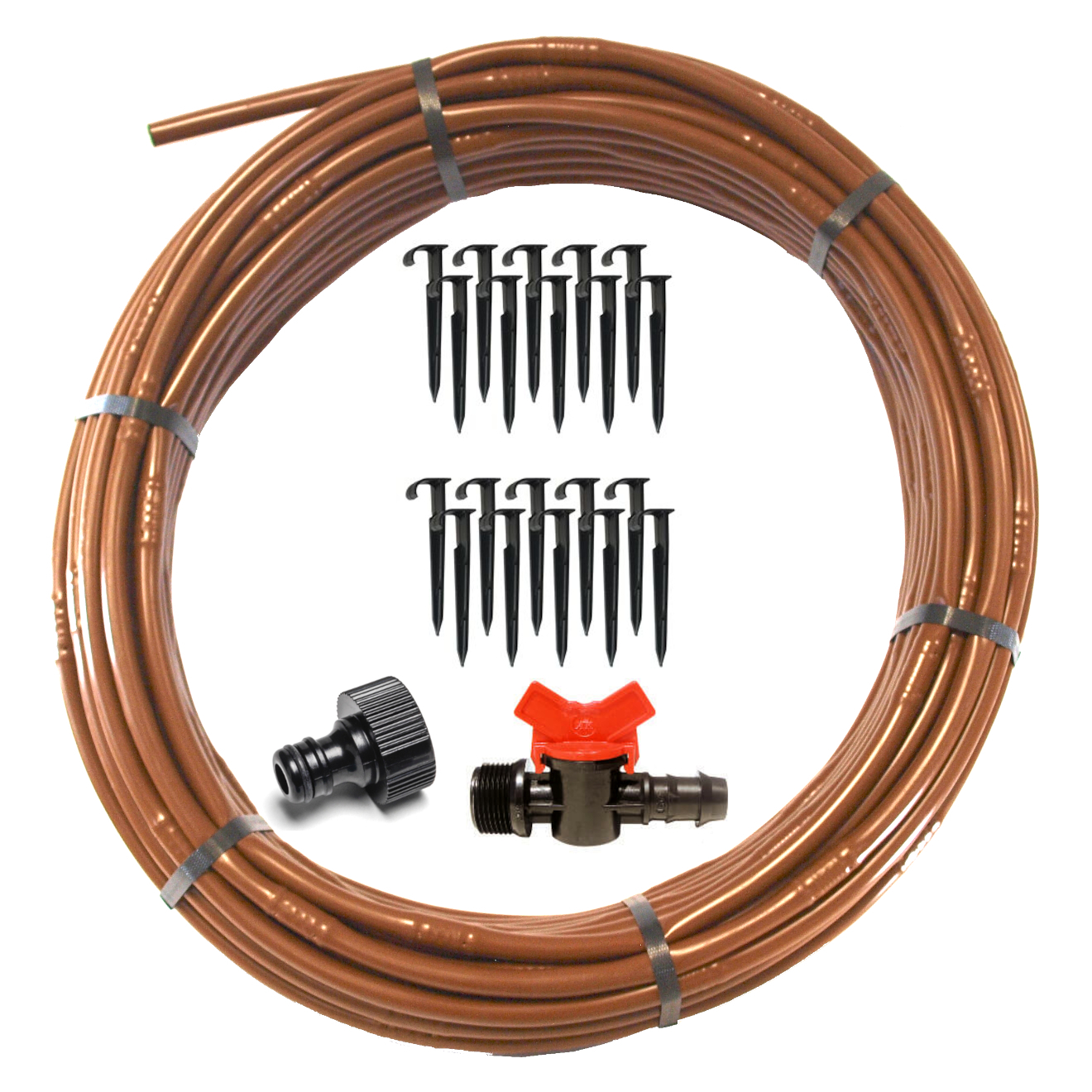 25m Rolle Tropfrohr-Set