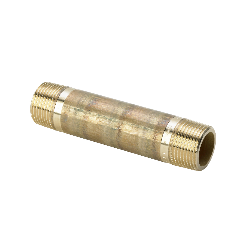 Doppelnippel 1“ x 100mm Rotguss