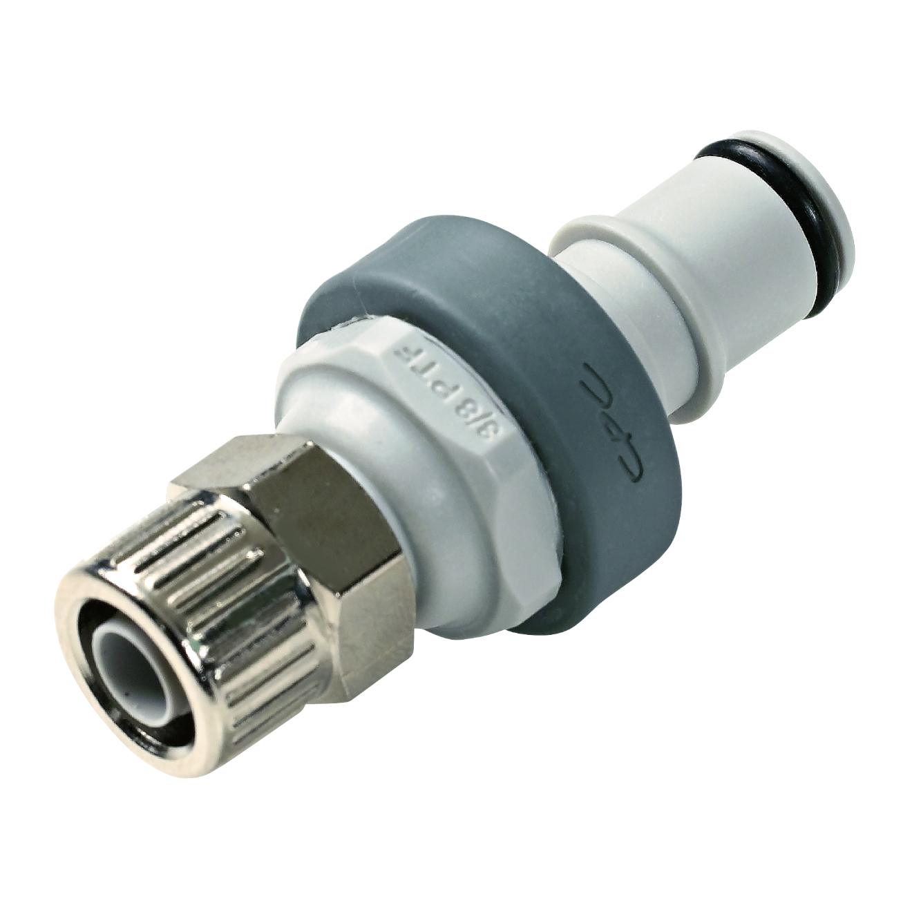 Schnellverschlussstecker mit Absperrung