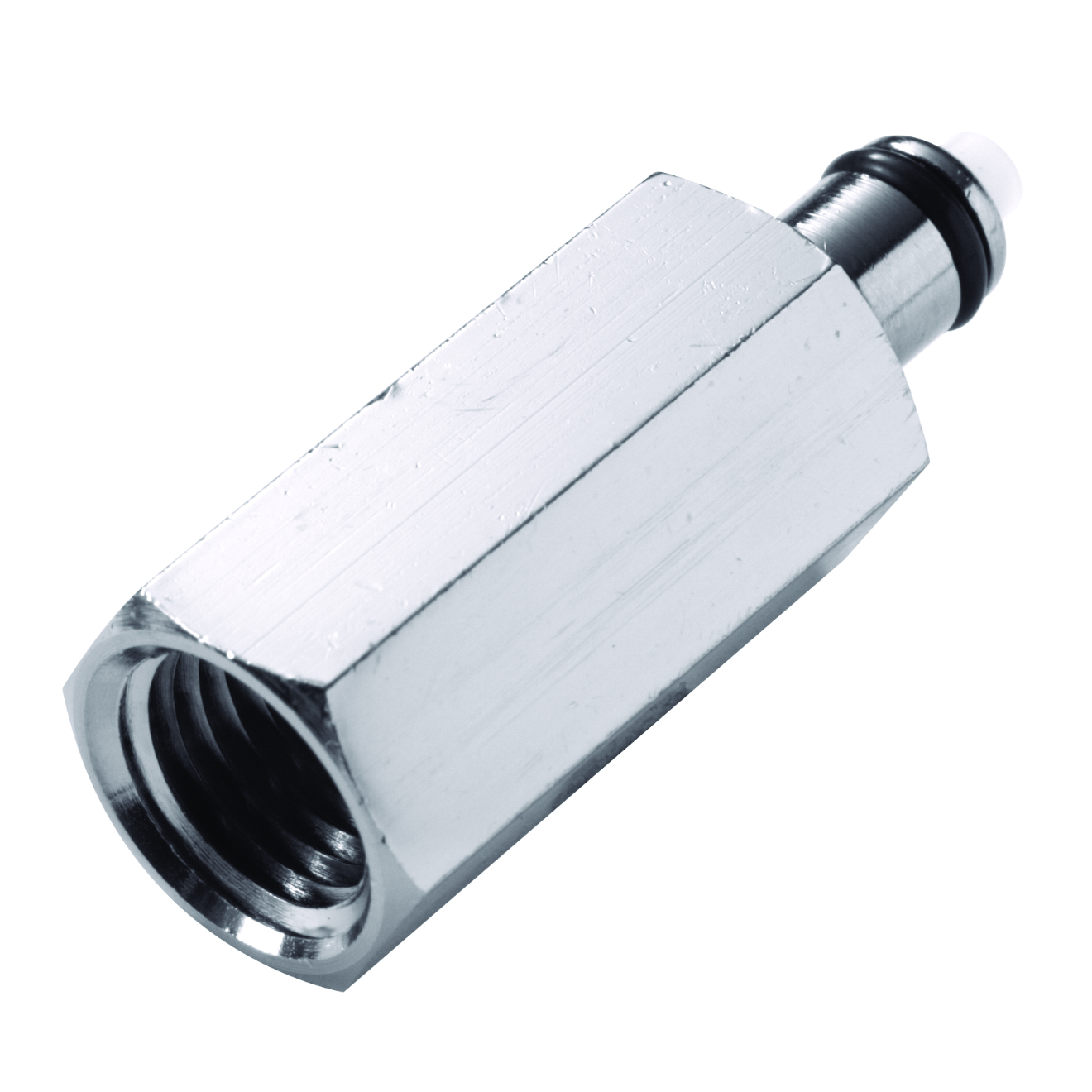 Schnellverschlussstecker mit Absperrung
