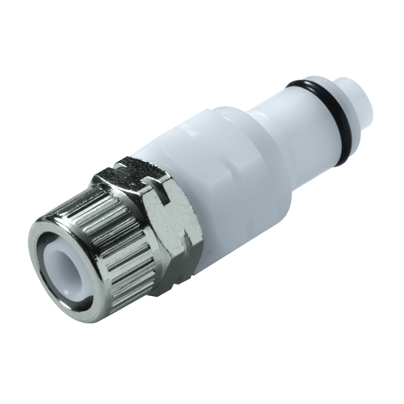 Schnellverschlussstecker mit Absperrung