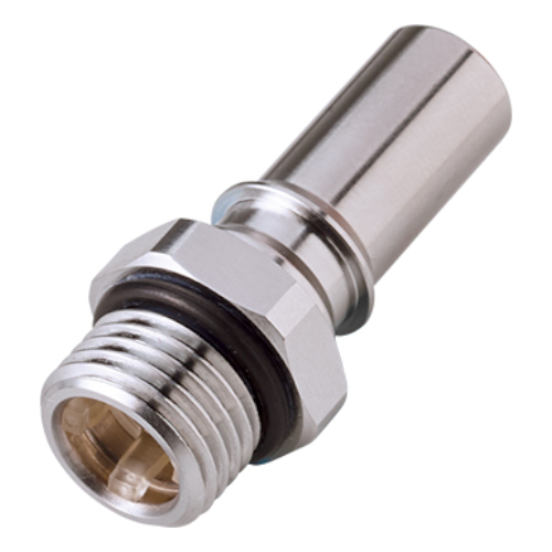 Schnellverschlussstecker mit Absperrung