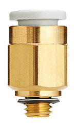 Gerade Steckverbindung 4 mm x M5 AG