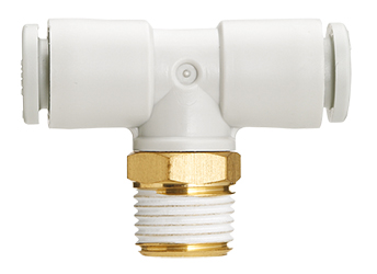 T-Steckverbindung 10 mm x R 1/2" AG