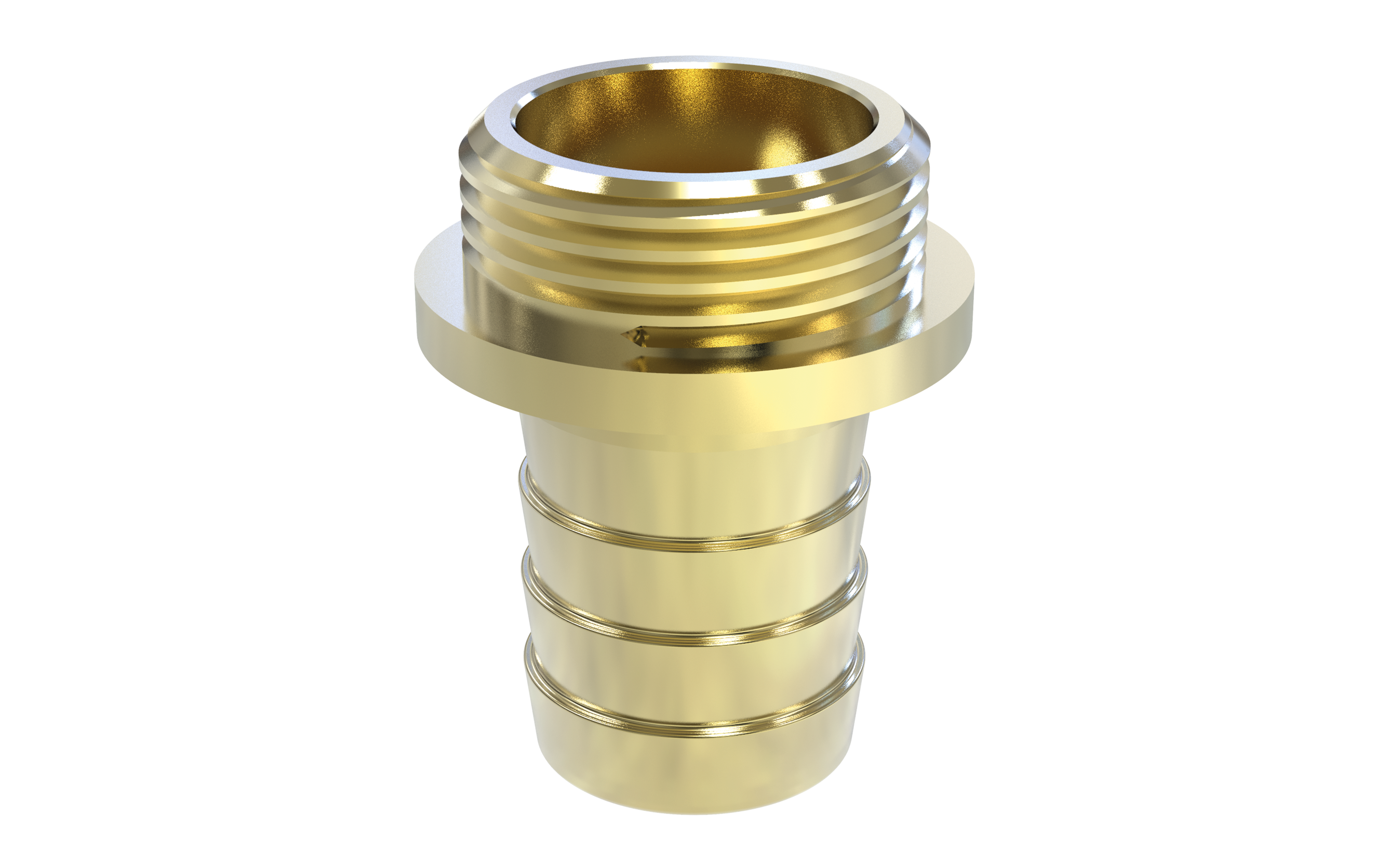 Schlauchtülle mit Bund 10mm x G1/2“