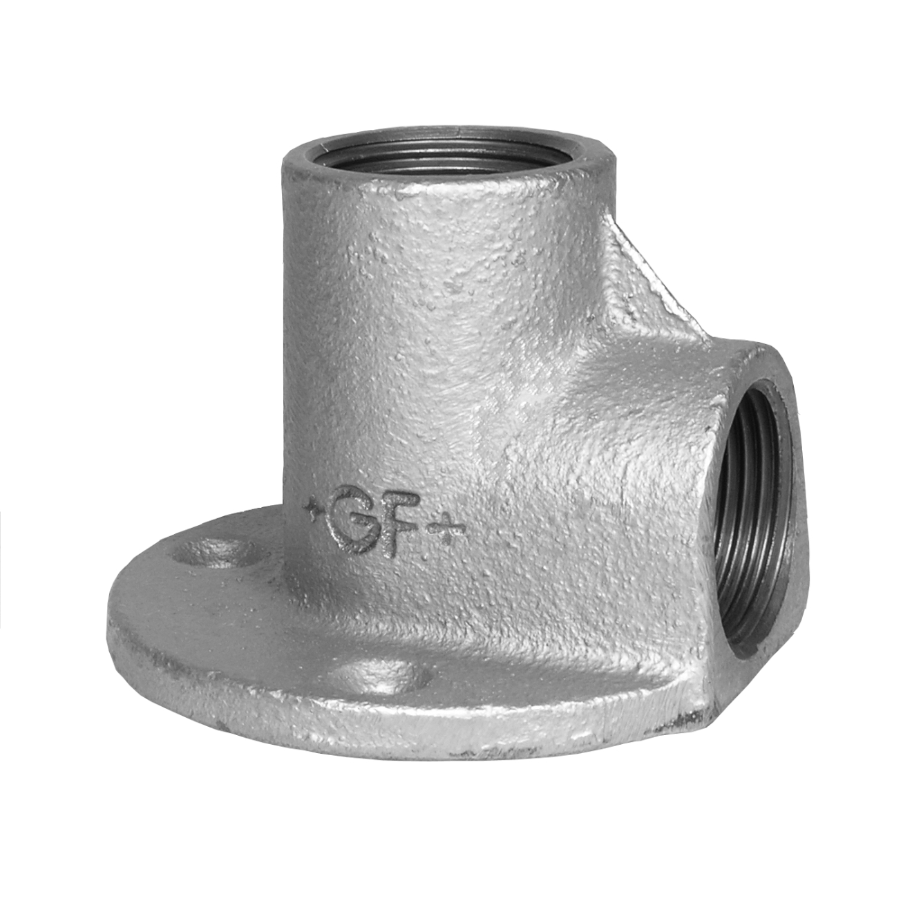 Temperguss Deckenwinkel 1/2“ IG Verzinkt