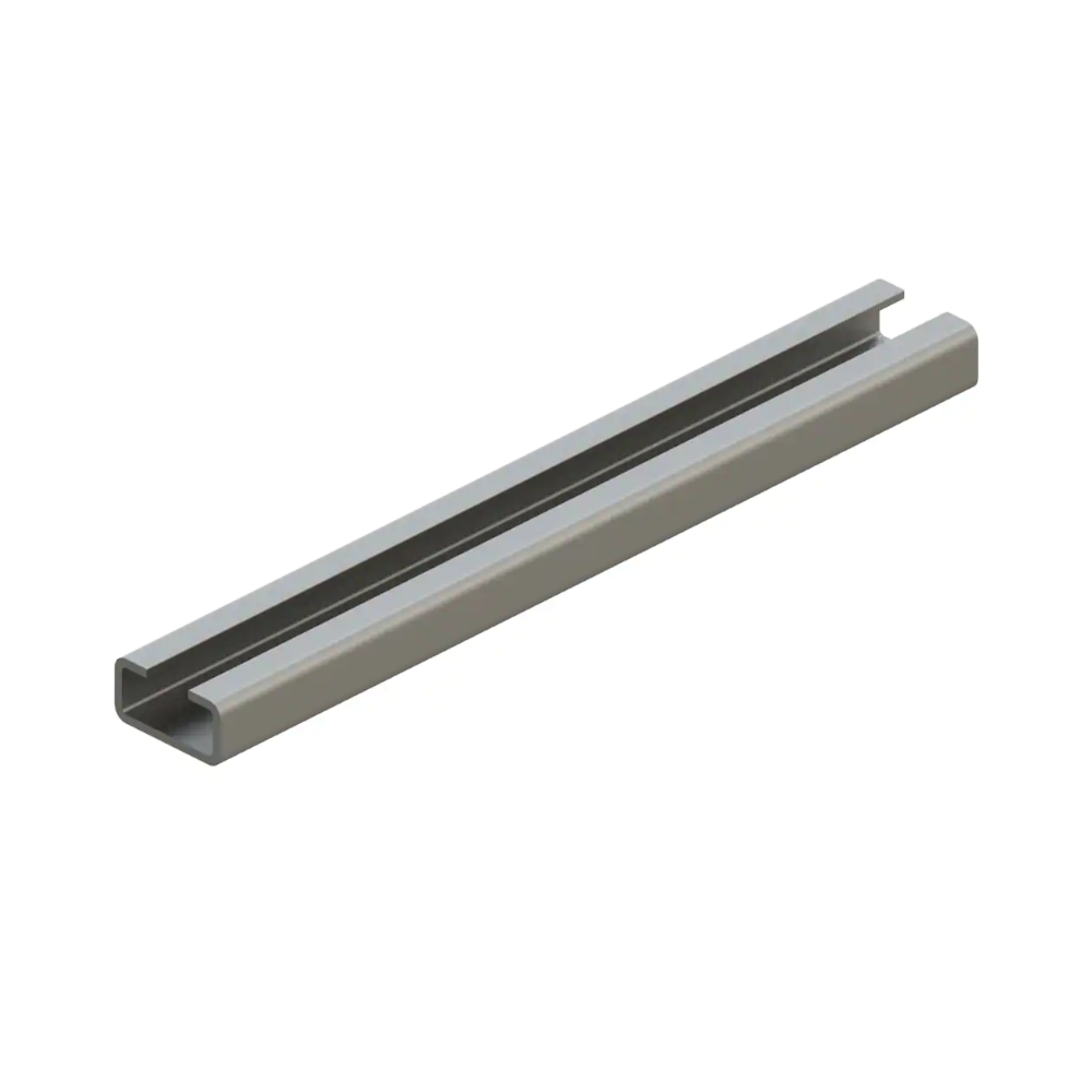Tragschiene 11mm x 1m, Stahl phosphatiert