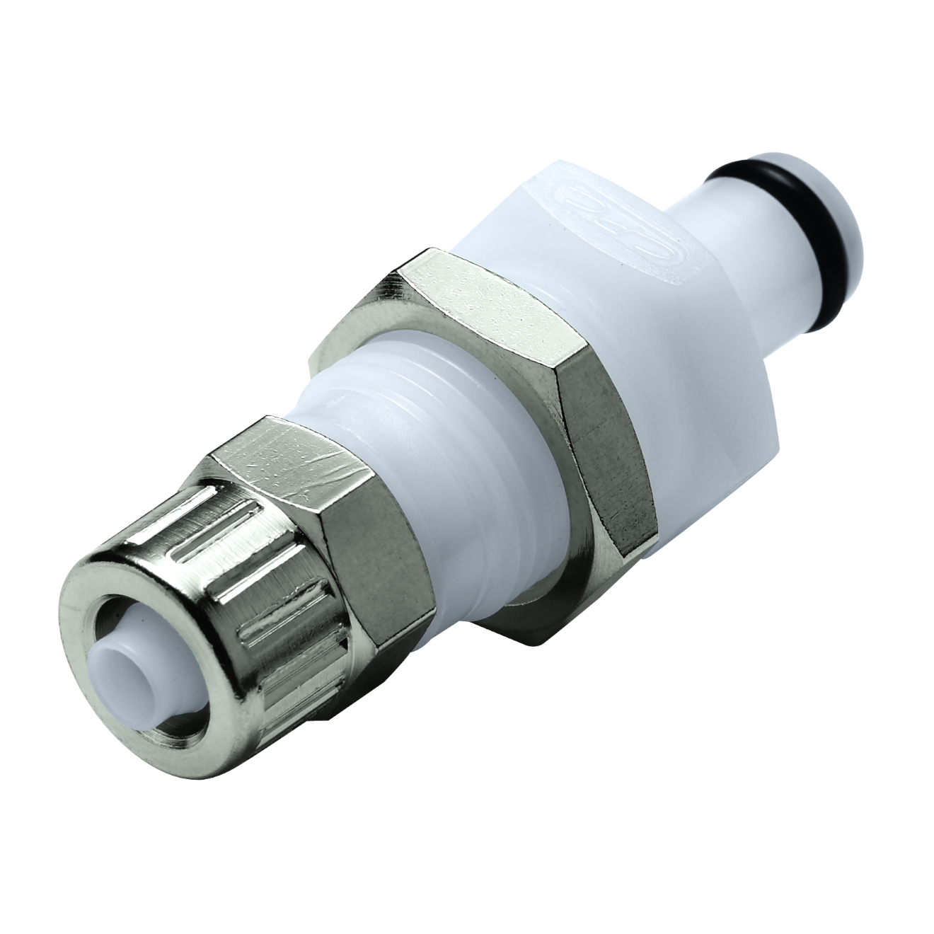 Schnellverschlussstecker mit Absperrung