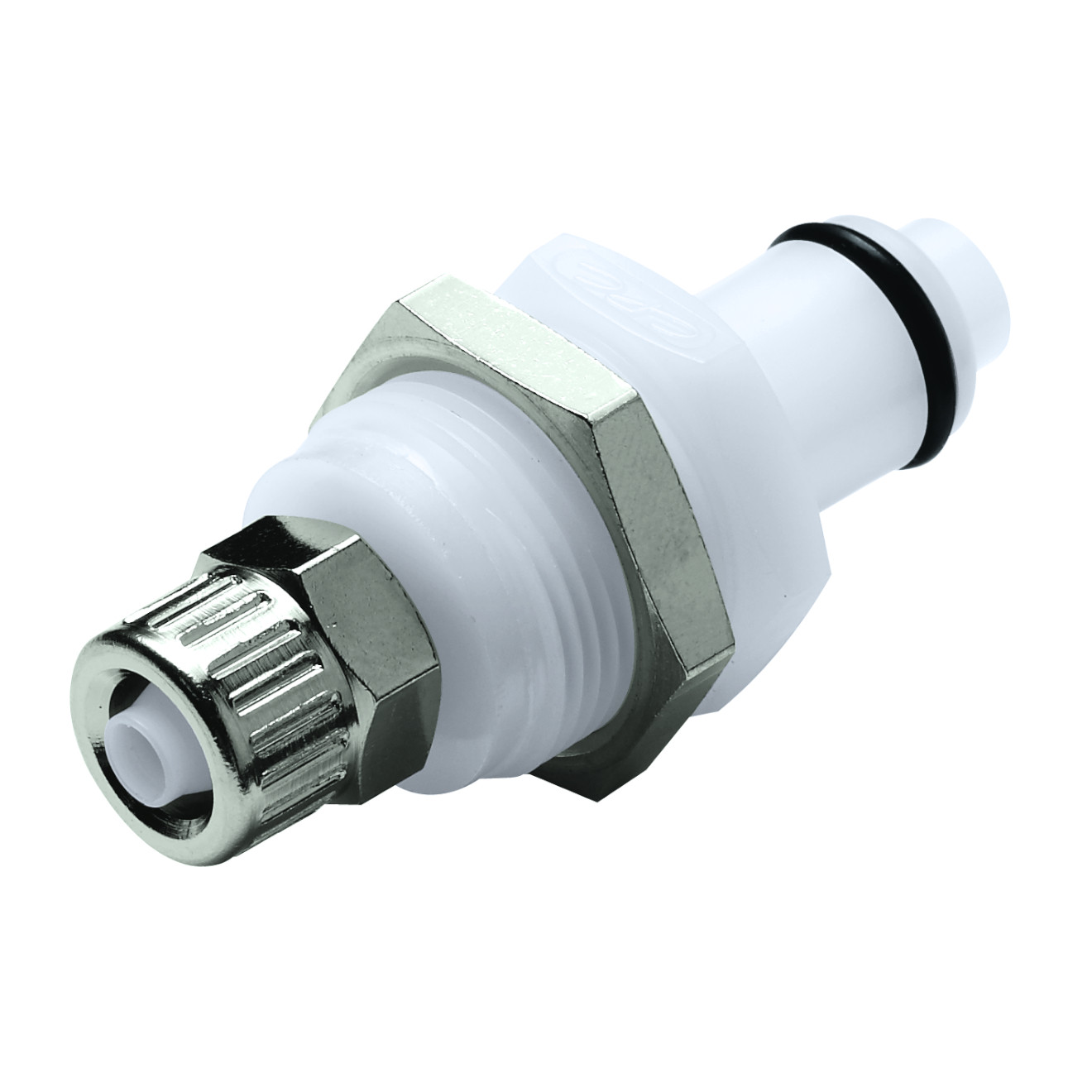 Schnellverschlussstecker mit Absperrung