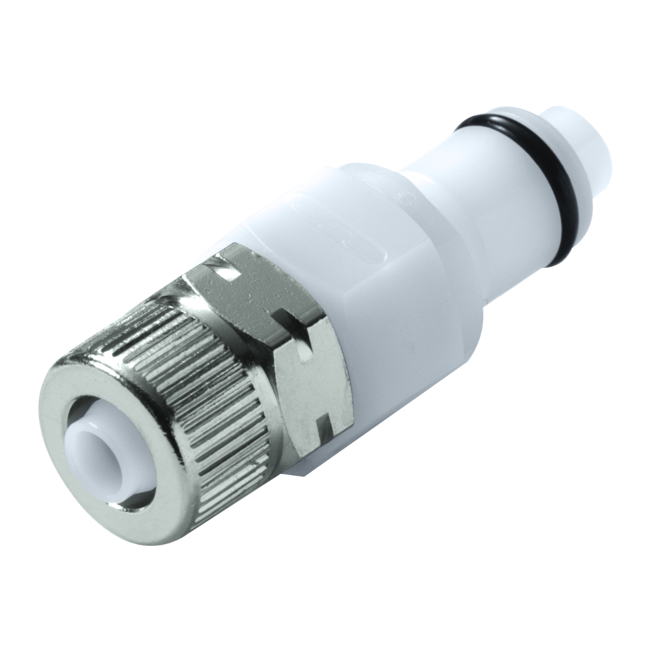 Schnellverschlussstecker mit Absperrung