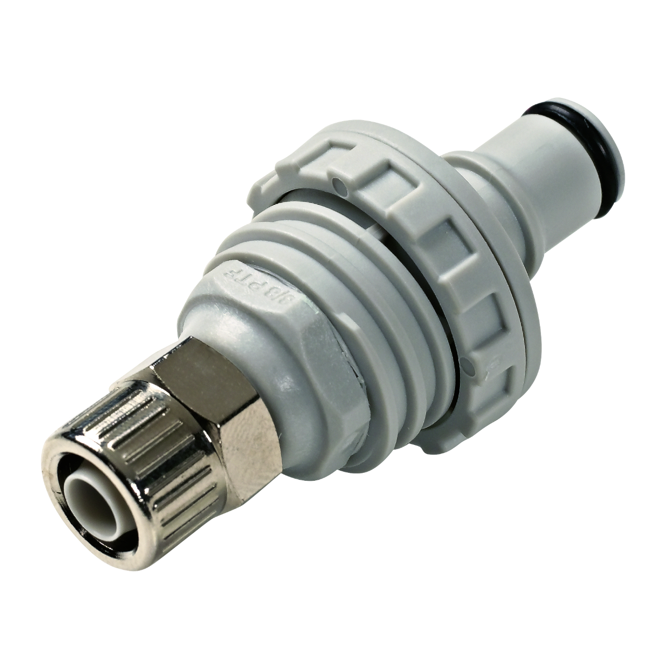Schnellverschlussstecker mit Absperrung