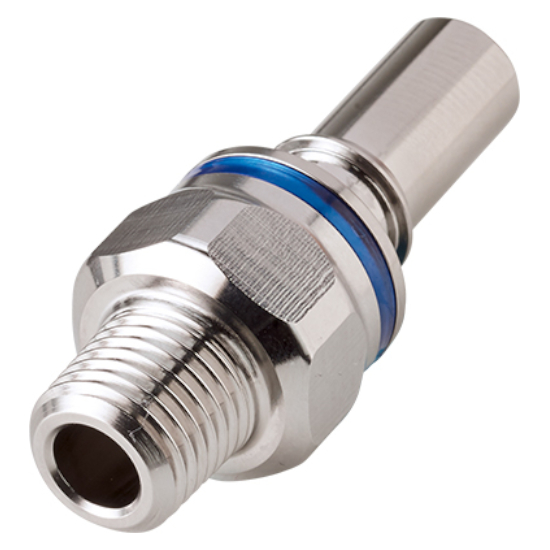 Schnellverschlussstecker mit Absperrung
