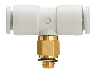 T-Steckverschraubung 4 mm x M5 AG