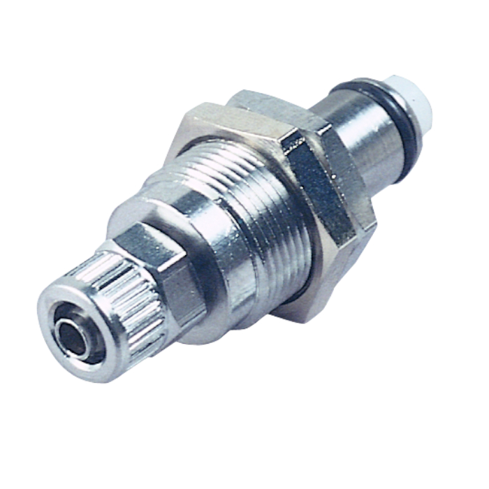 Schnellverschlussstecker mit Absperrung